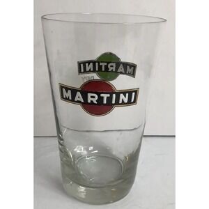 Martini Dry‎ Glass Large Cocktail Enamel Vintage 6.5" Tall by 3.75" Wide Barware